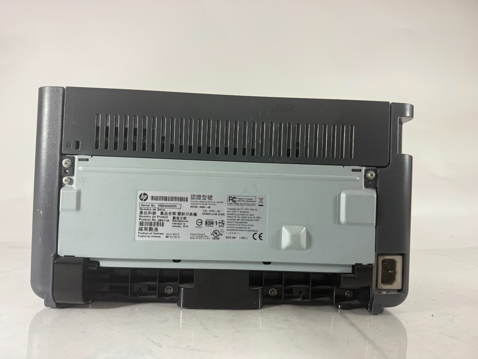 HP LaserJet P1006 Monochrome Laser Printer w/ Toner