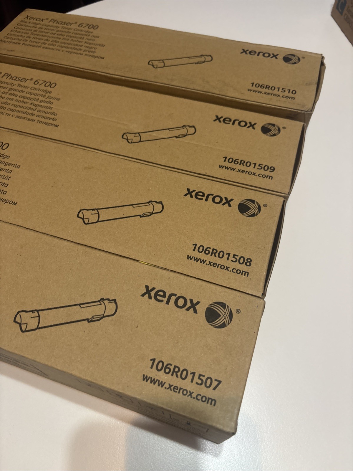 Xerox Phaser 6700 High-Capacity Toner Cartridge 106R01510/9/8/7