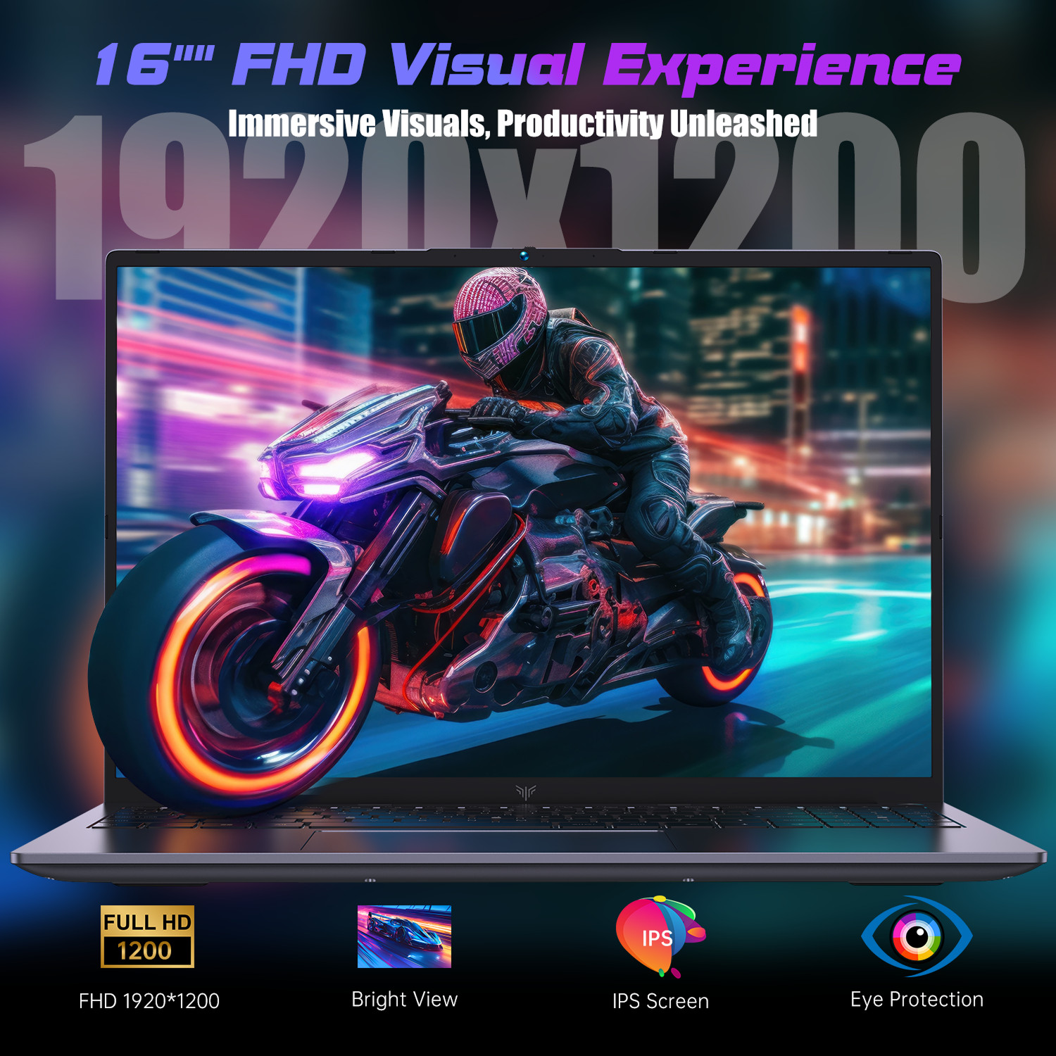 ACEMAGIC RX16 Laptop Notebook AMD Ryzen 9 6900HX 16GB LPDDR5 + 512GB SSD WIFI 6