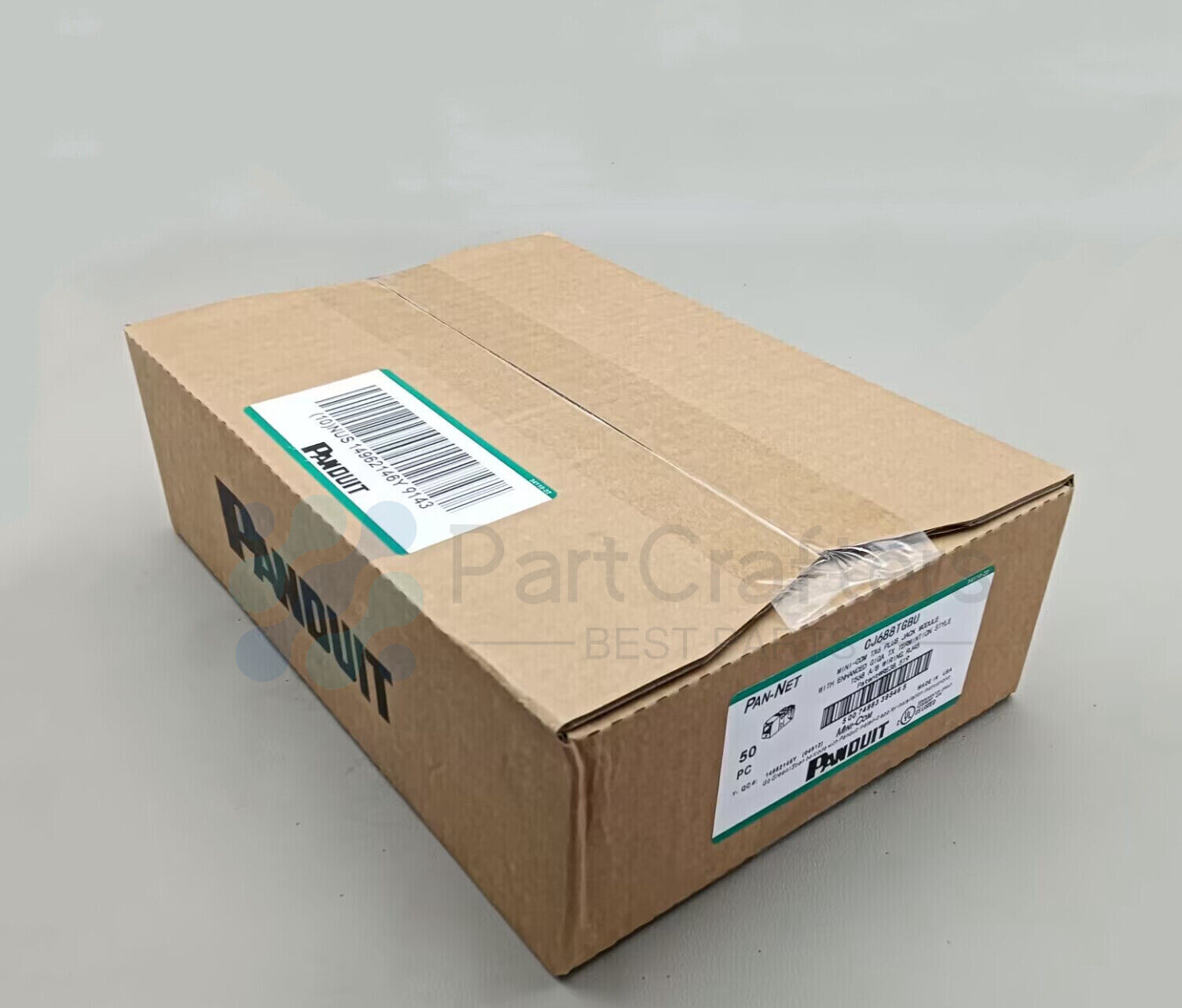 NEW Fits Panduit Giga TX Cat6 jack blue CJ688TGBU BOX OF 50. Free shipping