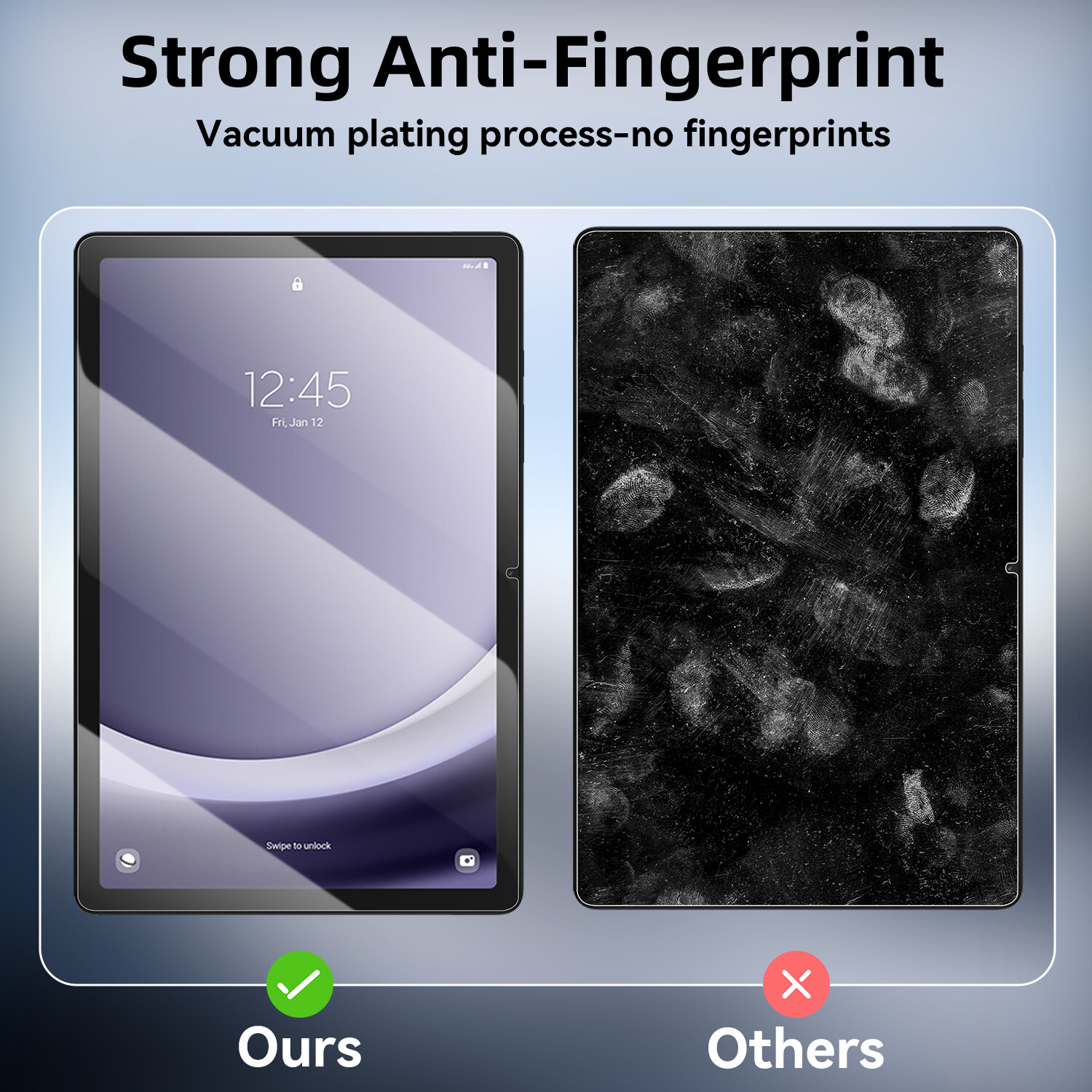 For Samsung Galaxy Tab A11+ 2025 Slim Shockproof Tempered Glass Screen Protector