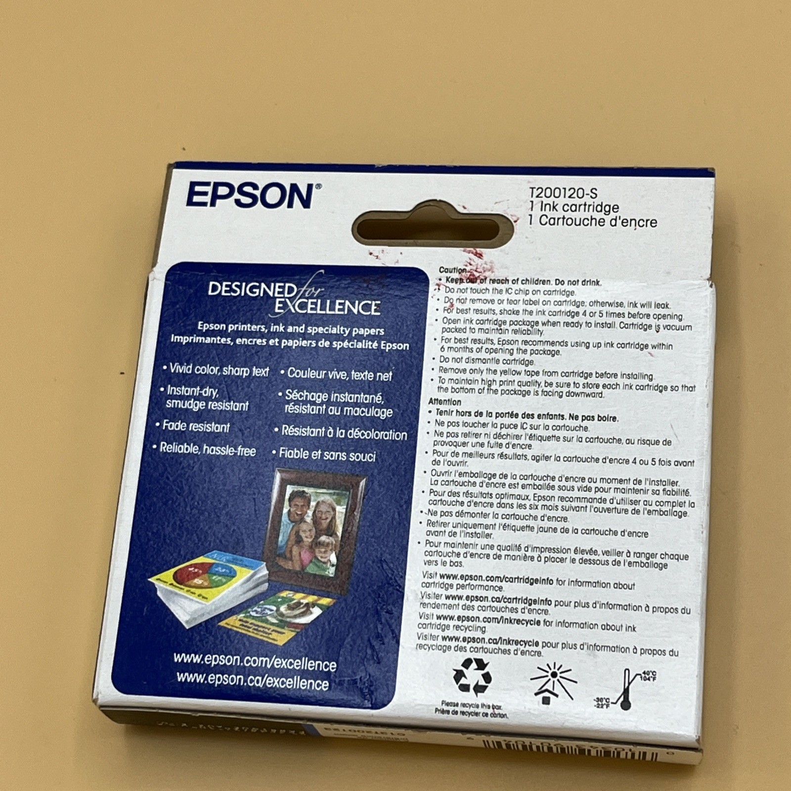 Epson 200 Standard Ink Black – Still Sealed (Exp 5/2028