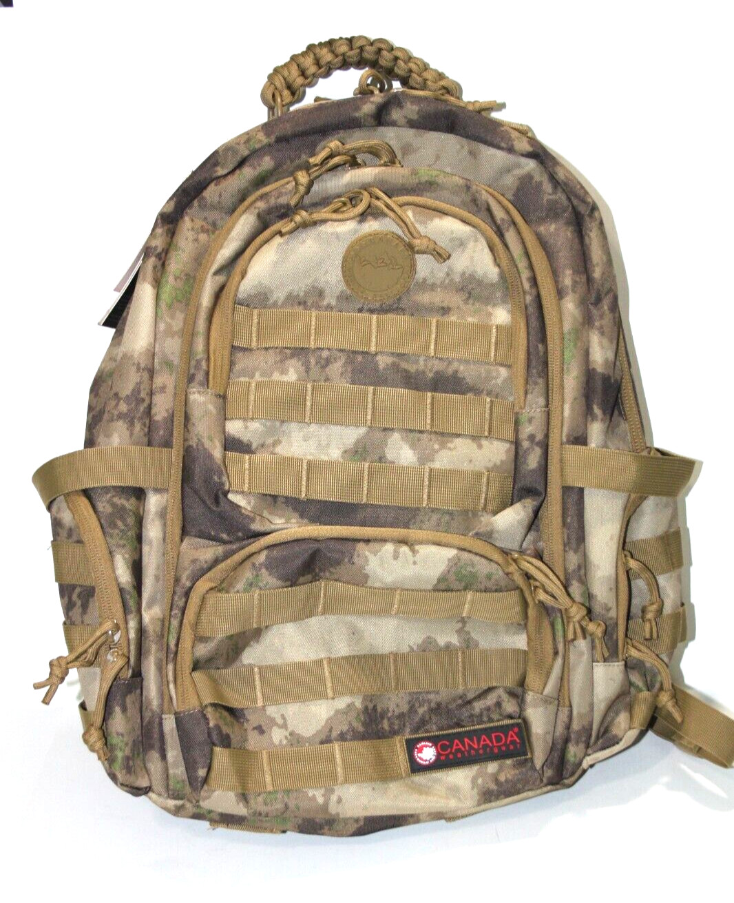 Canada Weather Gear Tactical Camo Print Backpack 100% Authentic NEW Compression
