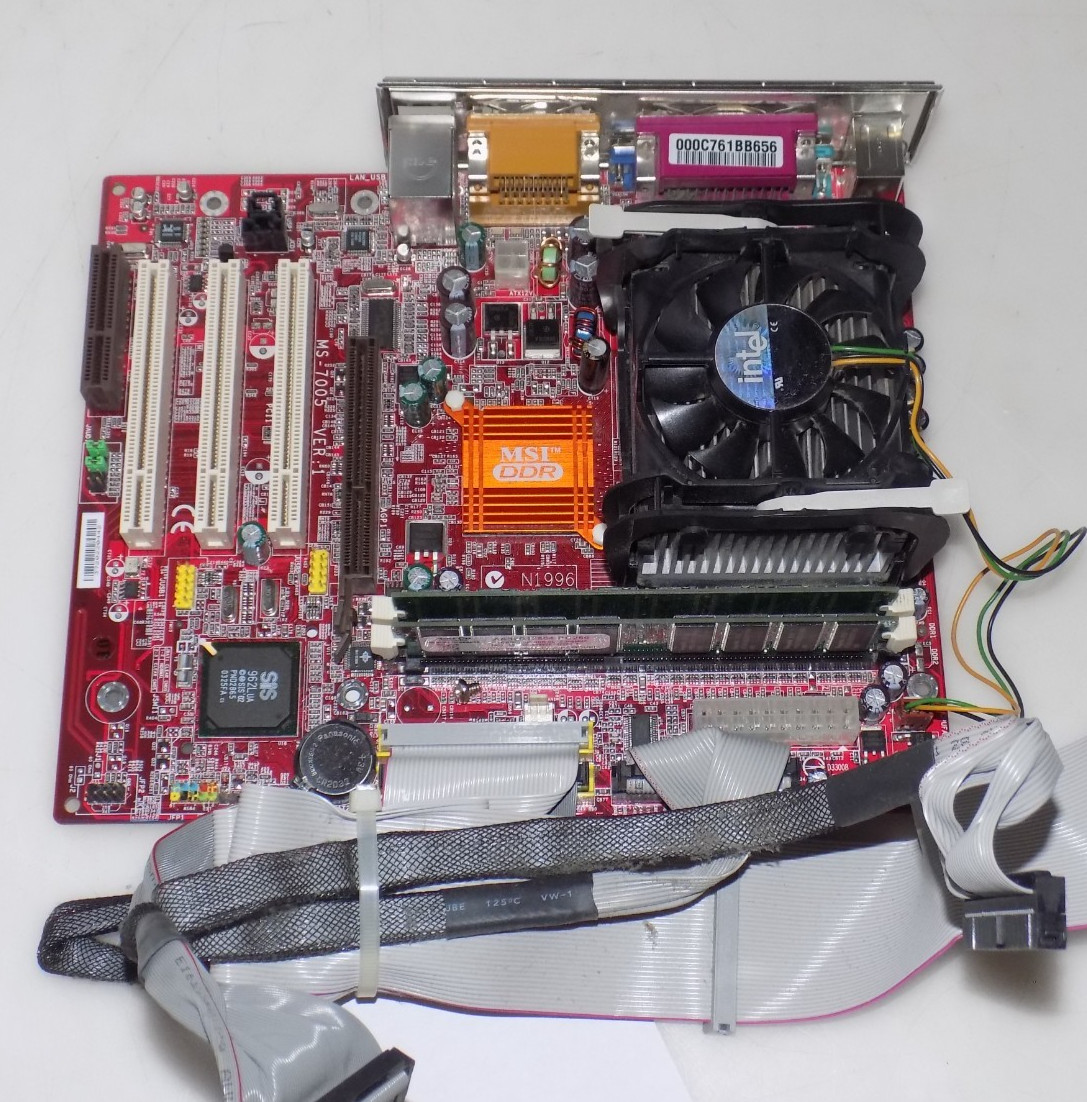 Microstar / Msi MS-7005 Ver 1 Pentium 4 Socket 478 Motherboard 1.2GB, AGP, PCI