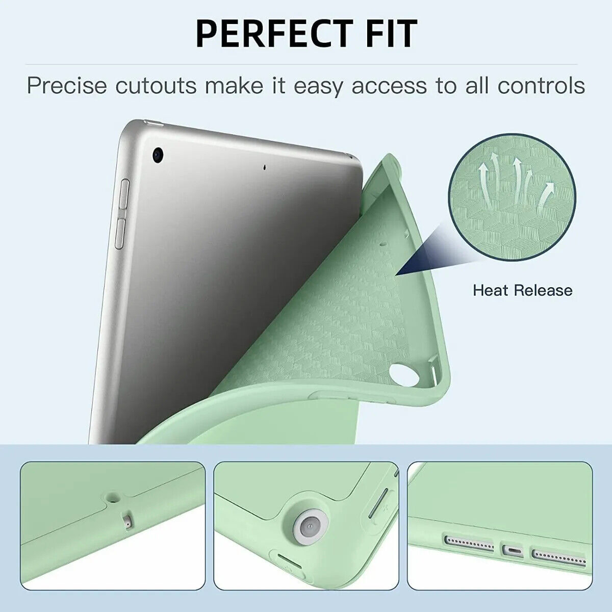 Flip Stand Case Cover For iPad Pro 12.9″ 3rd 4th 5th 6th Gen With Pencil Holder