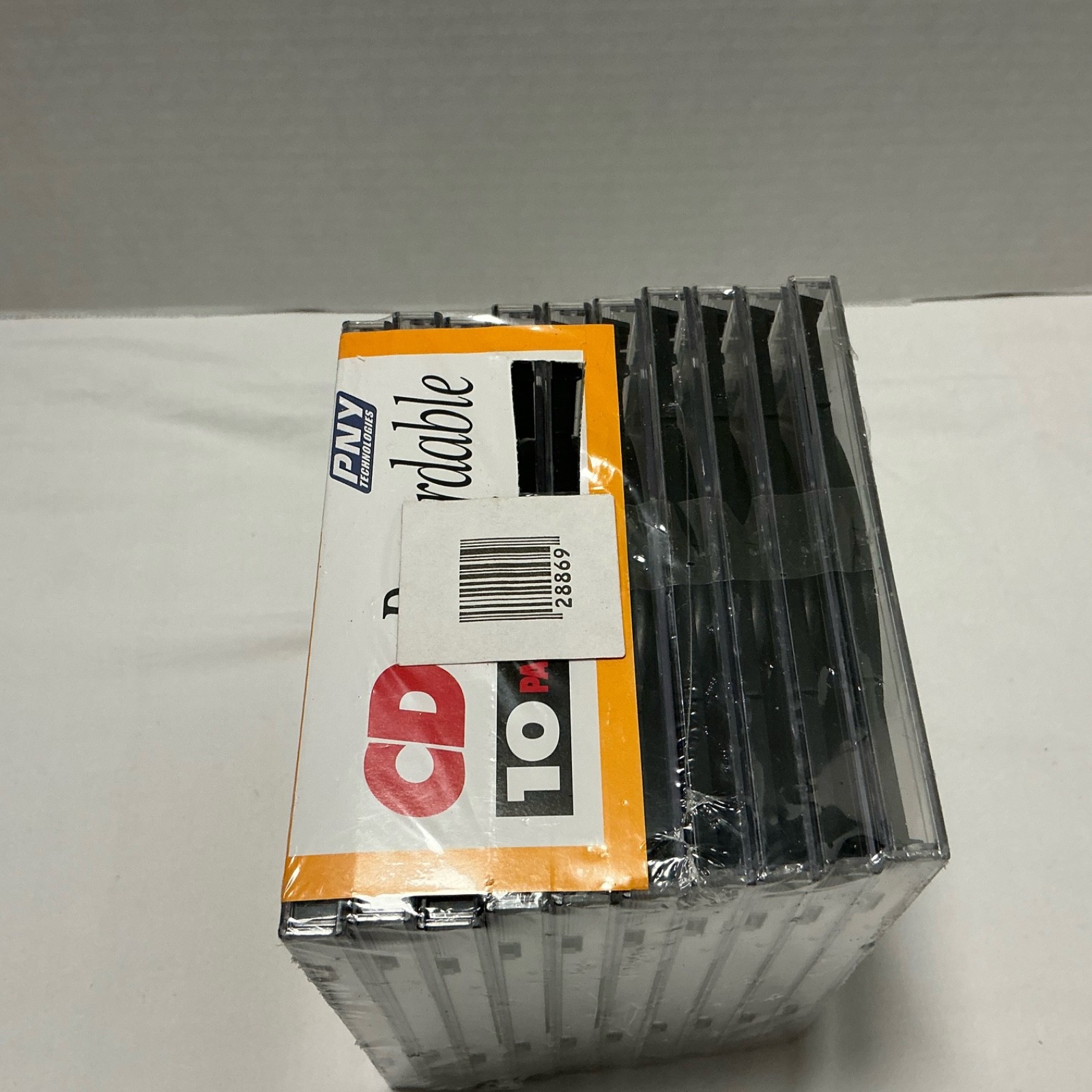 Vintage PNY 10 Pack CD-R Recordable Discs 80 Minutes 12X speed NEW SEALED