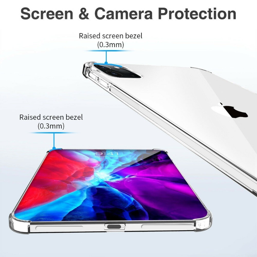 For iPad Mini 6 / Mini A17 Pro 8.3-inch 2024 Shockproof TPU Cover Clear Case