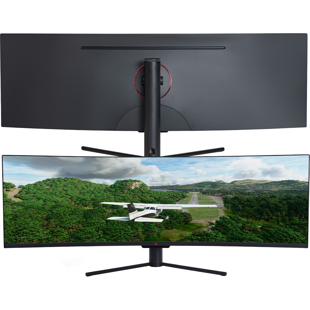 Deco Gear 49″ Curved Ultrawide 5K Monitor, 5120×1440 DQHD, 120Hz, 101% NTSC, 100