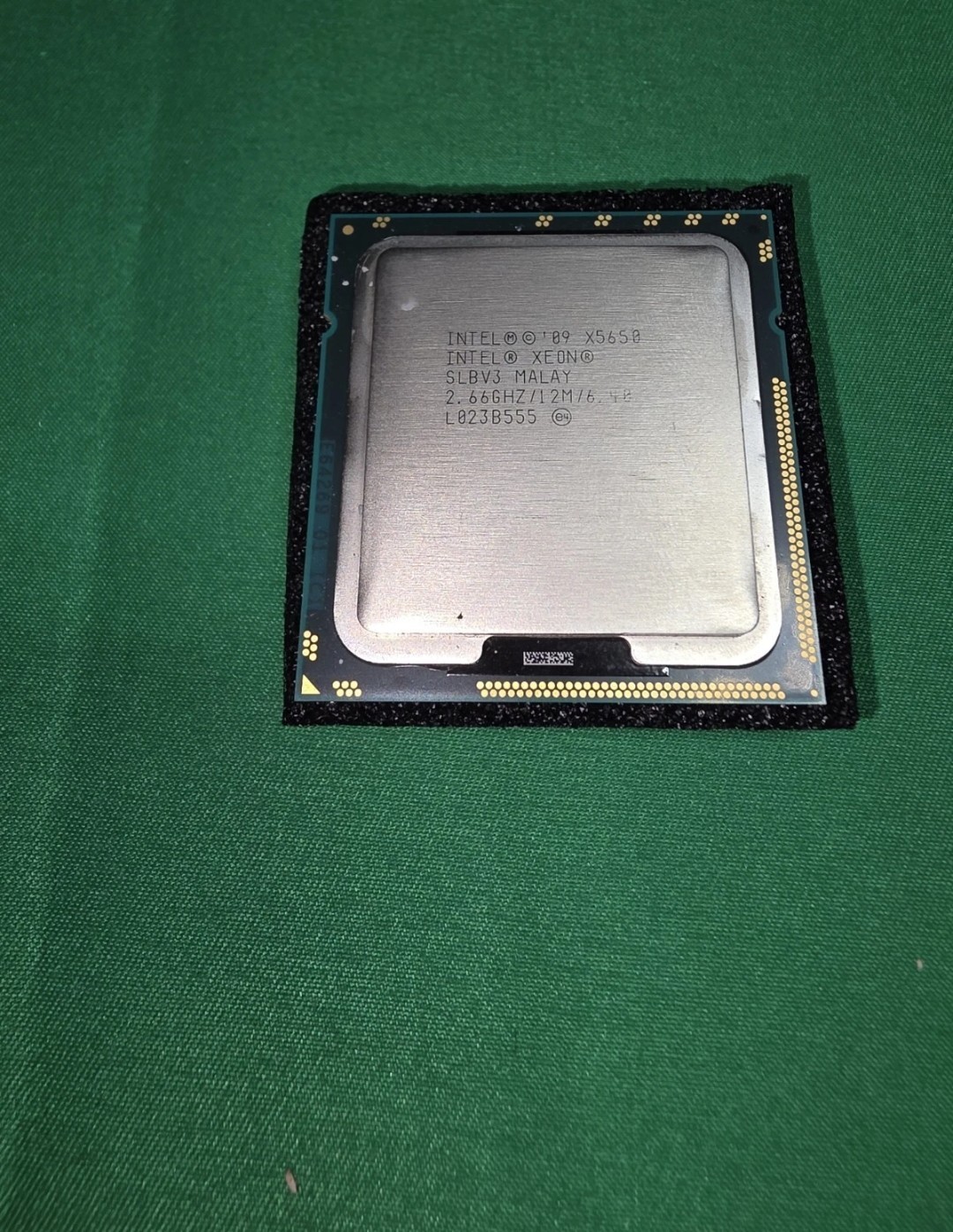 Intel 09 Xeon X5650 Processor SLBV3 2.66GHz/12M.6.40 Costa Rica 3114B478 Tested.