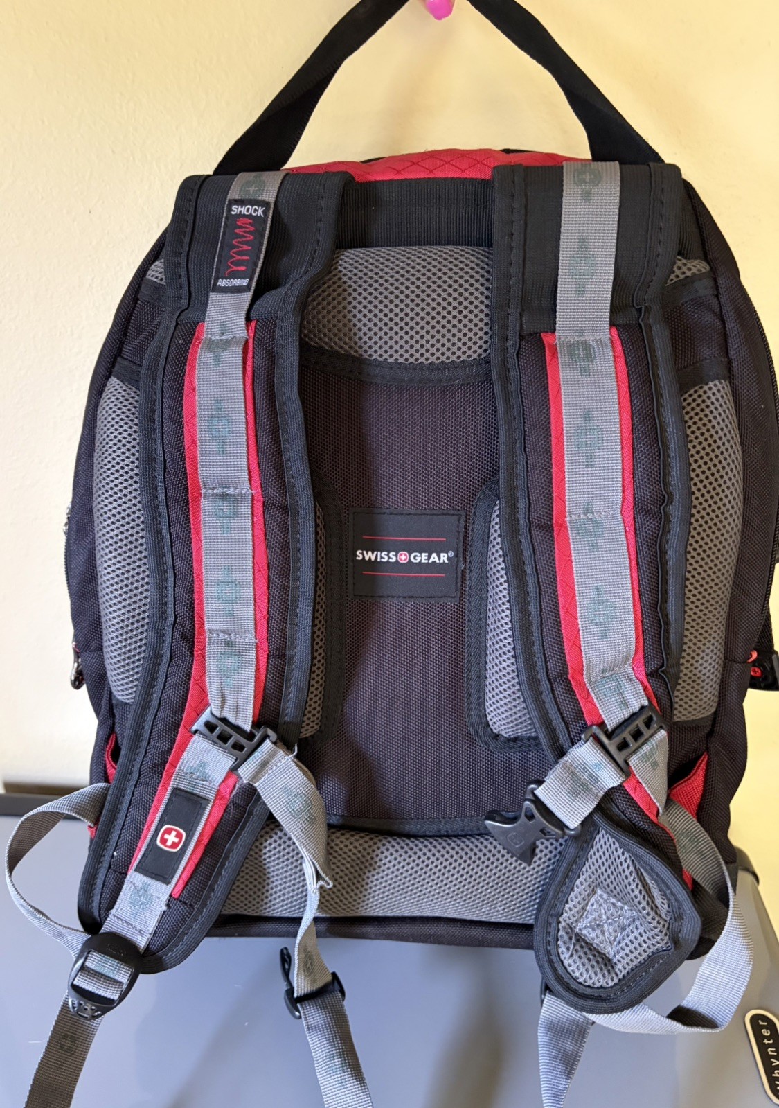 Swiss Gear – Maxxum Computer Backpack Black/Red