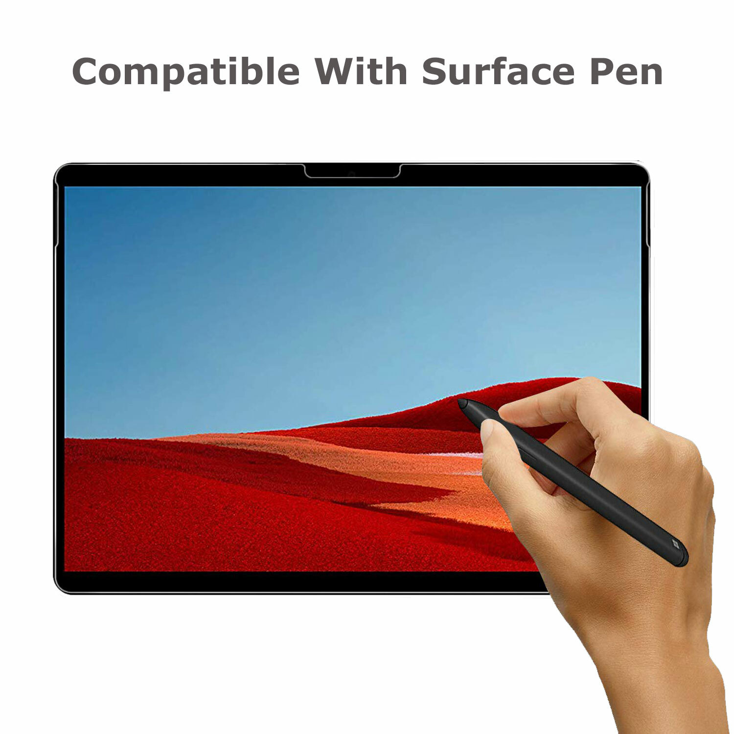 Screen Protector For Microsoft Surface Pro 11/10/9/8/X/7/6/GO 4/3 Tempered Glass
