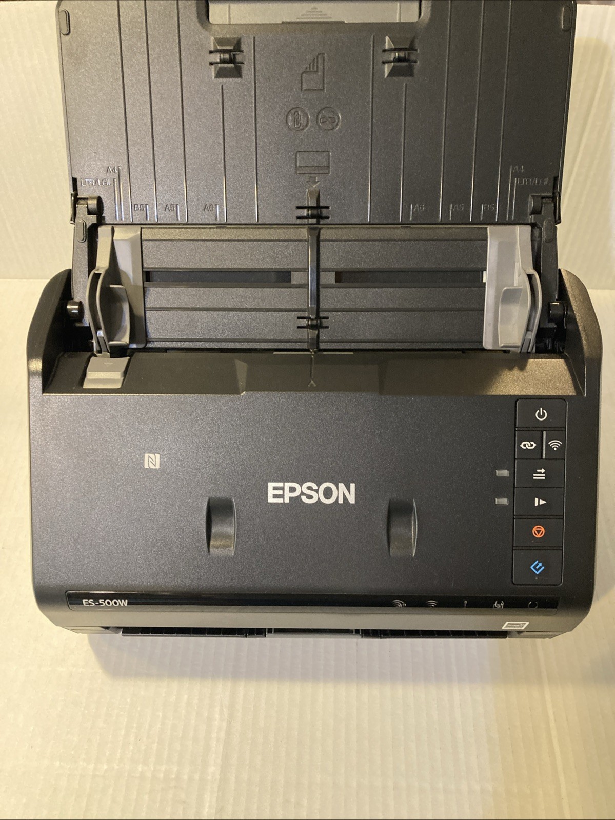Epson WorkForce ES-500W Wireless Duplex Desktop Document Scanner W Cords 1320 Sc
