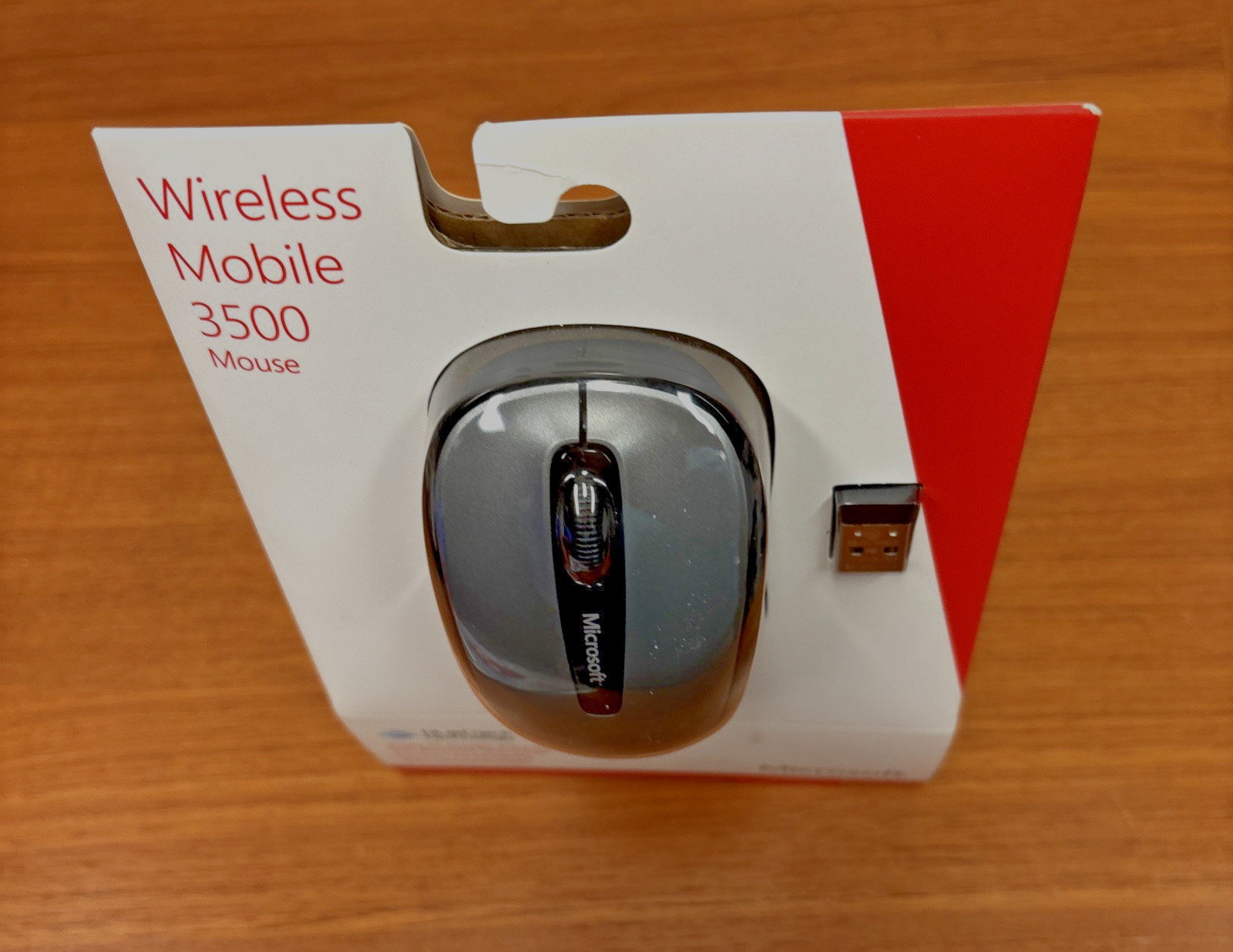 Microsoft Wireless Mobile Mouse 3500 BlueTrack USB NIB Factory Sealed