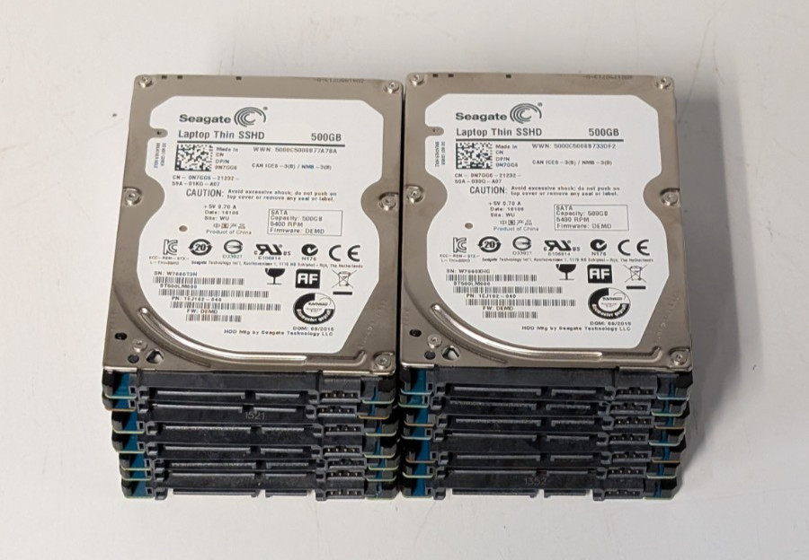 Seagate Laptop Thin SSHD 500GB 5400RPM SATA 6Gb/s 2.5″ Hybrid Drive 64MB 0N7GG6