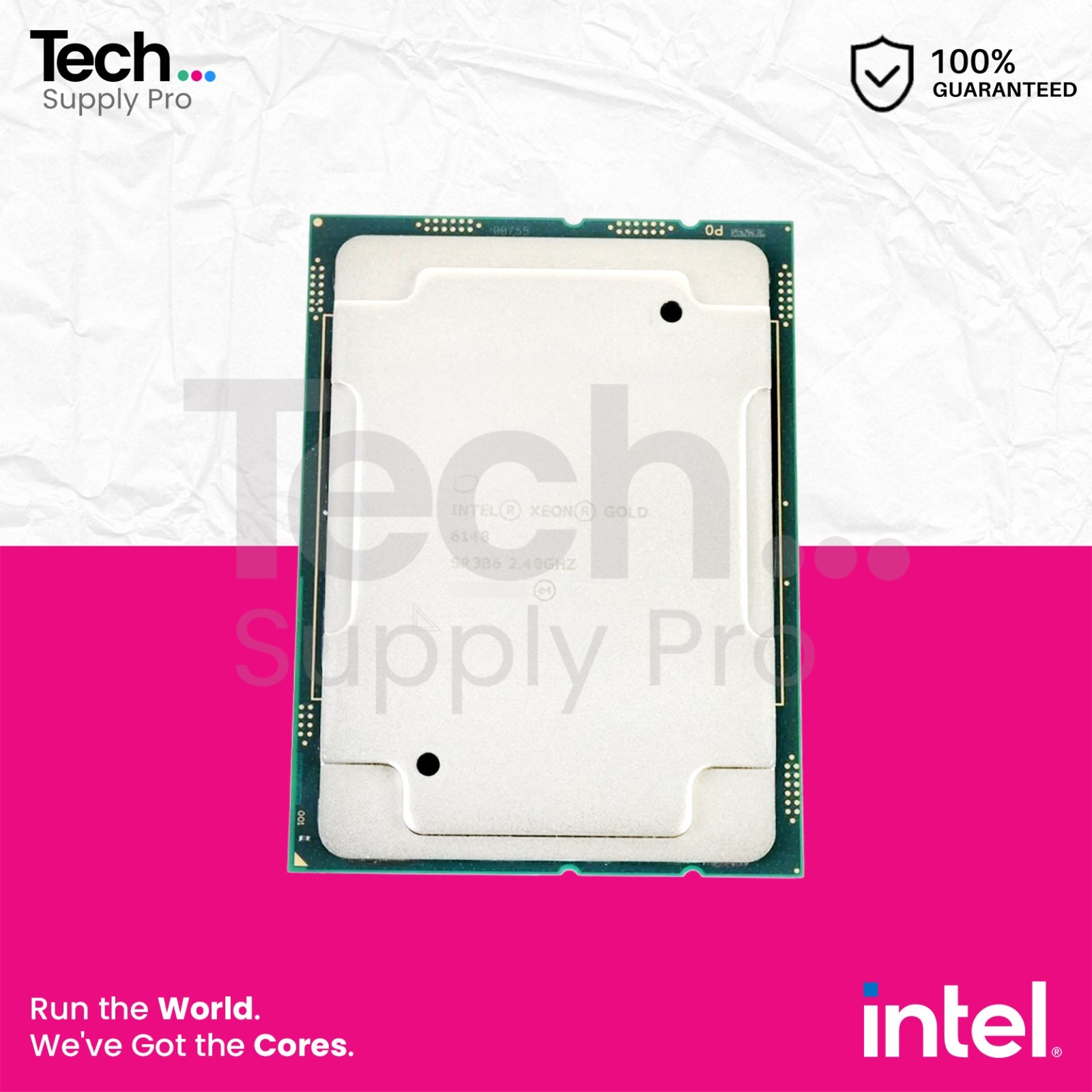 SR3B6 Intel Xeon Gold 6148 20-Core 2.40GHz 27.5MB 150W FCLGA3647 Processor