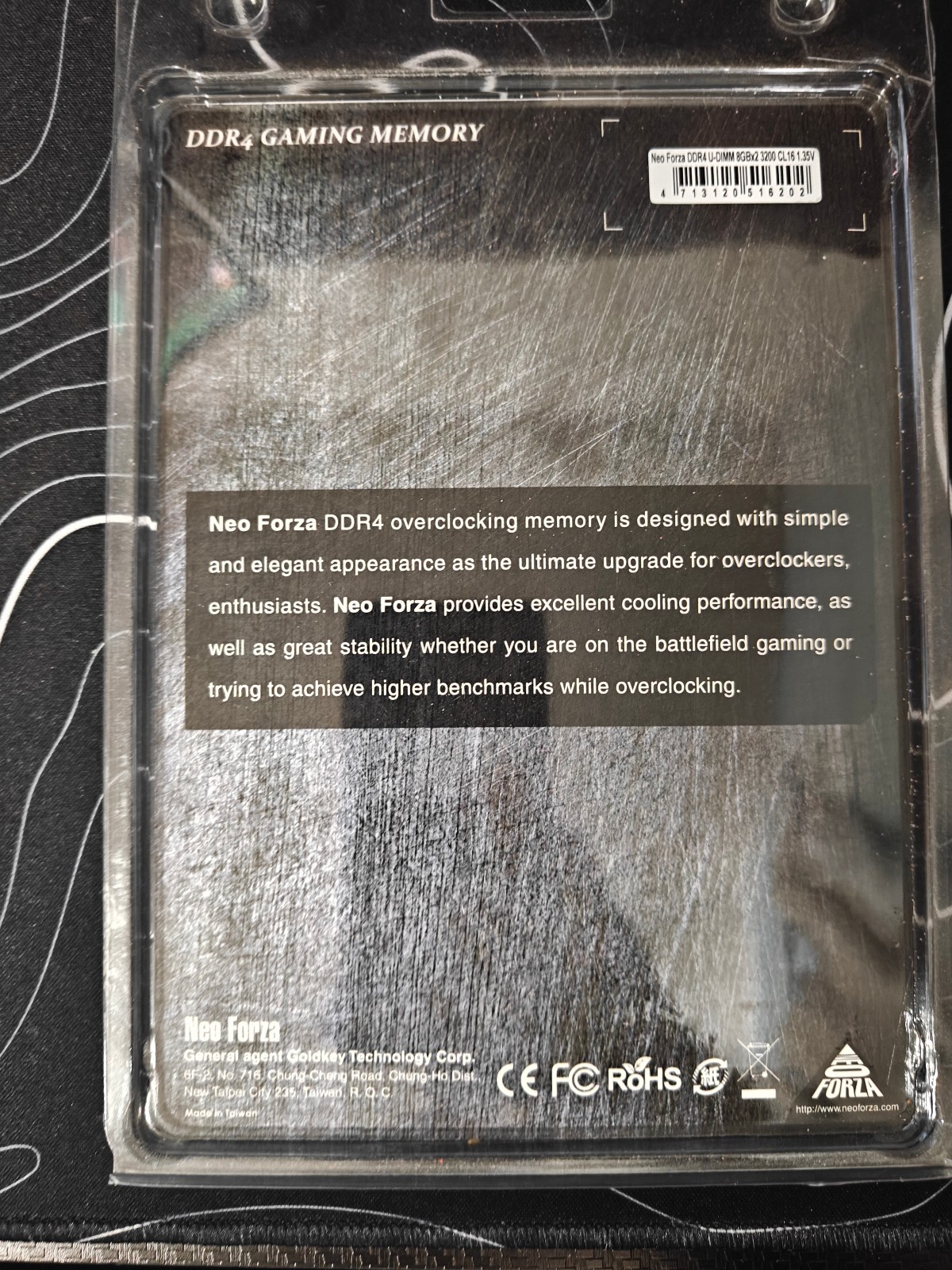 NEO FORZA PC4-24000 (DDR4-3000) 16GB (2x8GB) Memory RAM Kit – Sealed