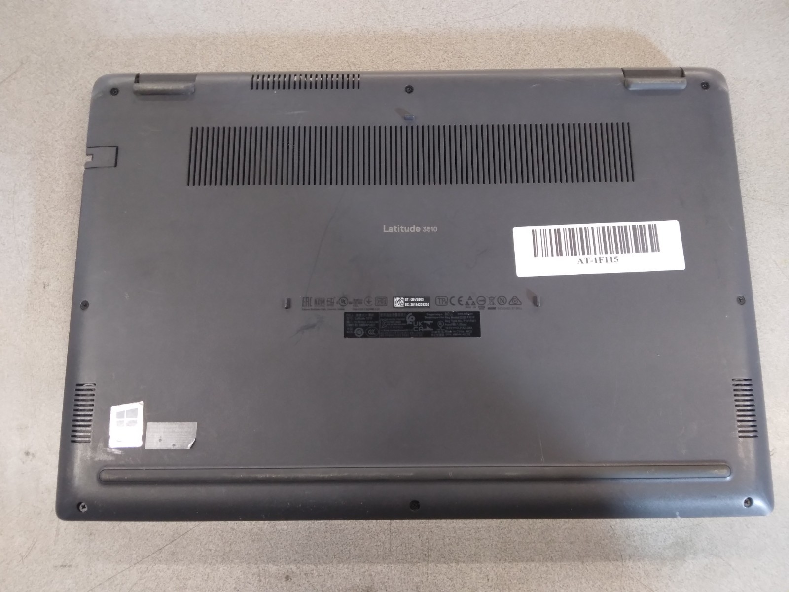 Dell*Latitude*3510*Intel*i5-10210U*256GB*NVMe*8GB*DDR4*Intel*UHD*Graphics*No*OS