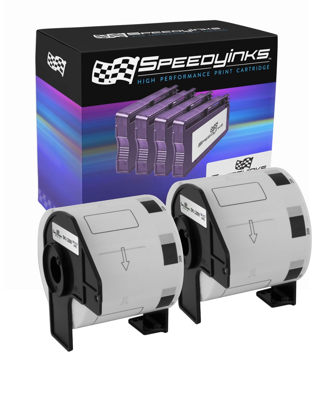 2PK Compatible Brother DK-1209 Address Labels 1.1 in x 2.4 in (28.9 mm x 62 mm)