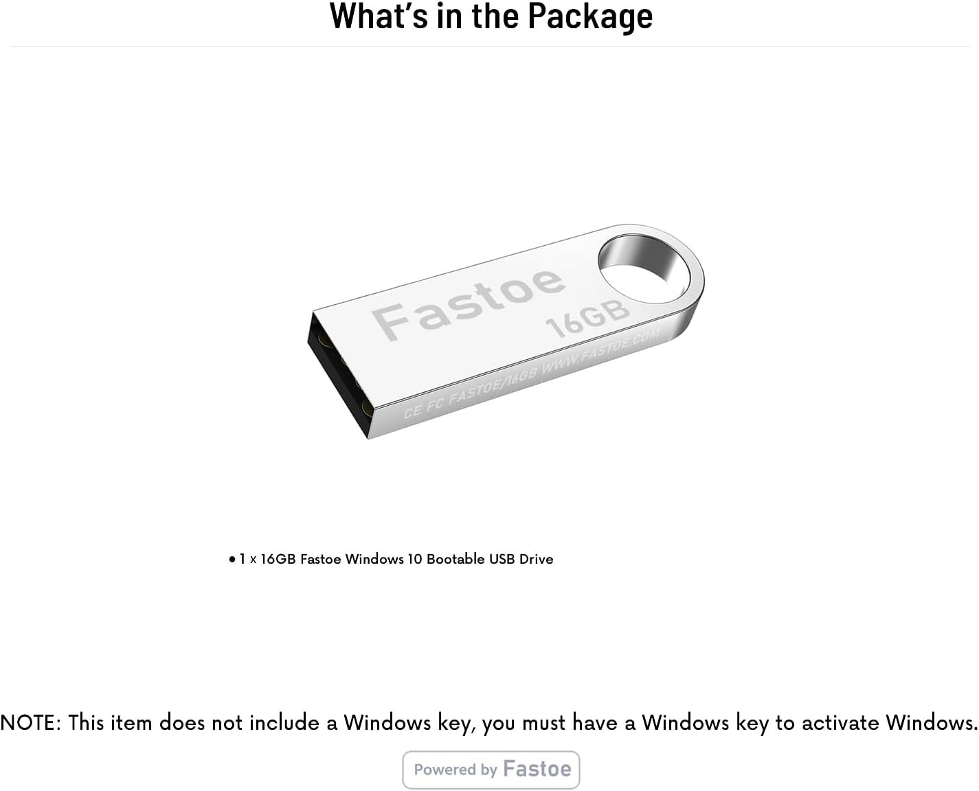 Professional-Grade 16GB USB Flash Drive for Windows 10 Installation & Upgrade
