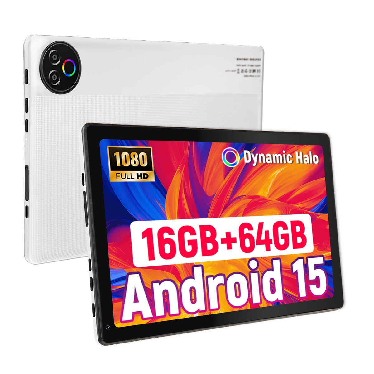 Android 15 Tablet | 10.1″ IPS HD Octa-Core A333, 20+64GB, 5000mAh,Dual WiFi 6