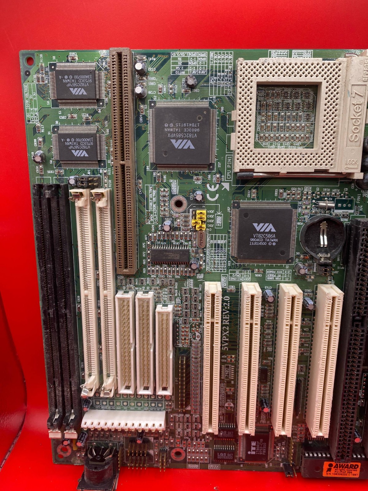 Via 5VPX2 Rev 2.0 Socket 7 Motherboard SKU 1614