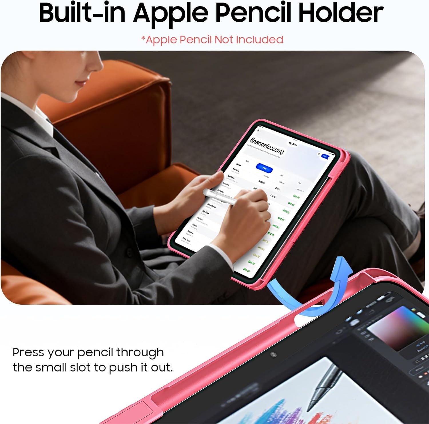 360° Rotating Case for iPad (A16) 11th 11 Inch (2025)/iPad 10th Gen Stand Cover