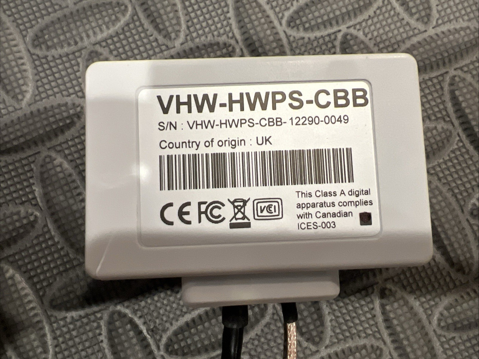 Veracity VHW-HWPS-CBB Highwire Powerstar Camera BackBox **DAMAGED**