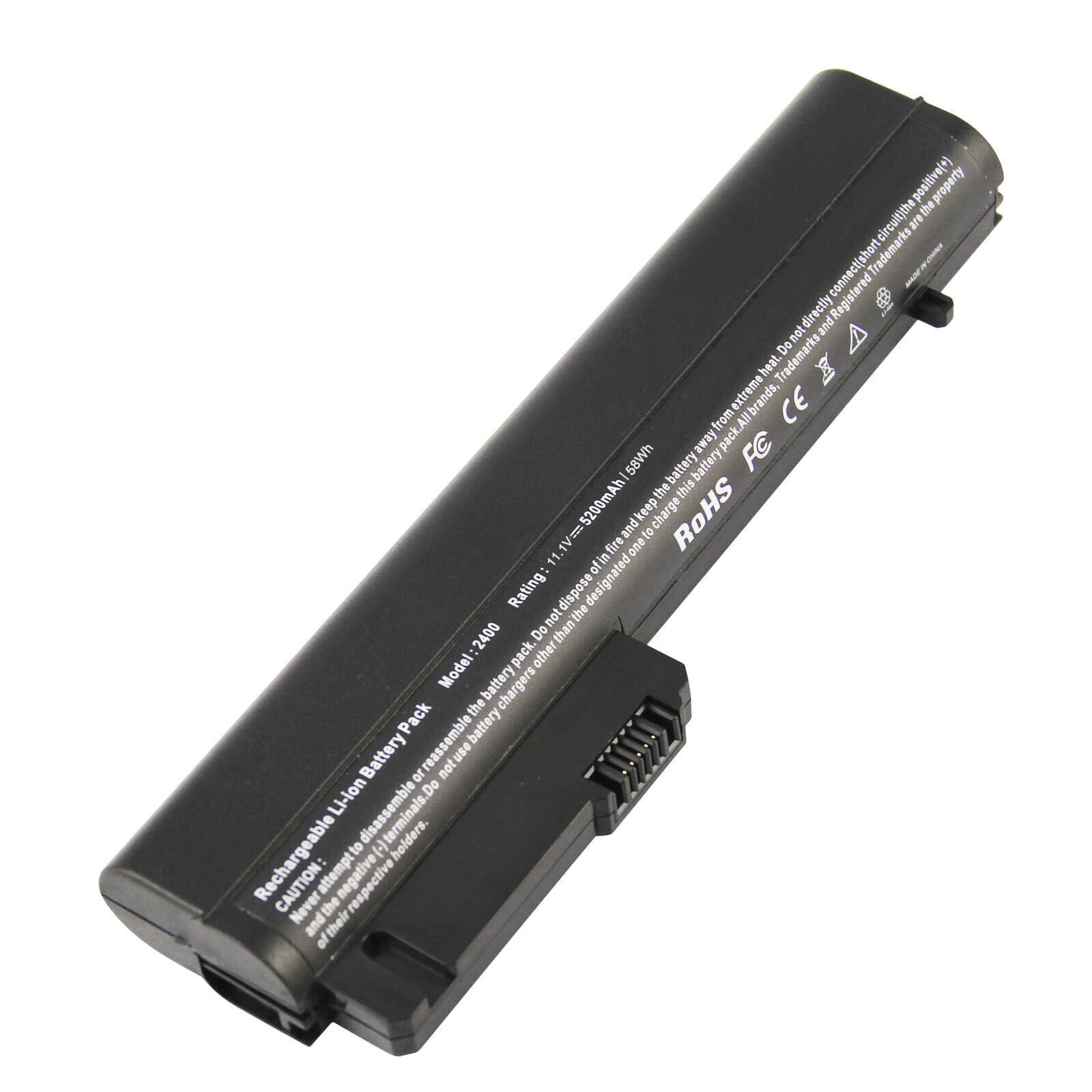 Battery for HP EliteBook 2530p 2540p NC2400 2533t HSTNN-FB22 EH767AA 5200mAh
