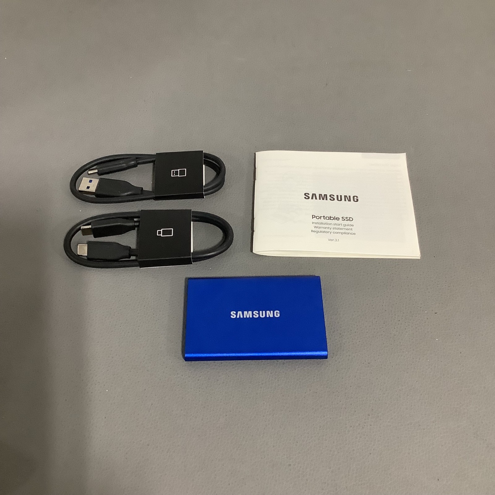 Samsung T7 1TB- USB 3.2, Gen 2 External Portable SSD