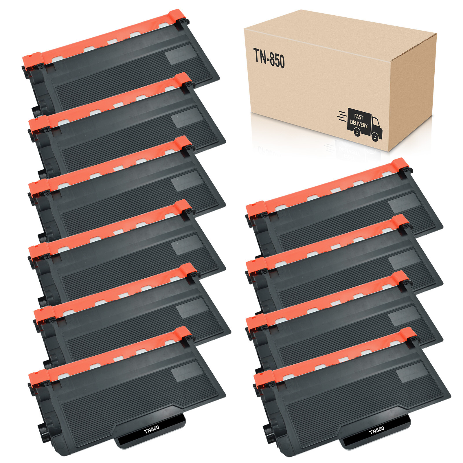 10PK TN850 Toner fits for Brother TN-850 HL-L5200DWT L6200DW L6300DW MFC-L5850DW