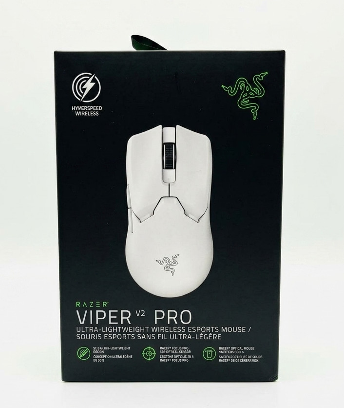 Razer Viper V2 Pro HyperSpeed Wireless Gaming Mouse Ultra Lightweight – White