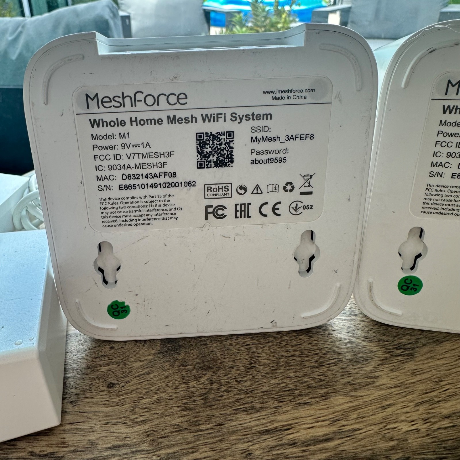 MeshForce M1 Whole Home Mesh AC1200 Dual Band WiFi System – Pack of 3