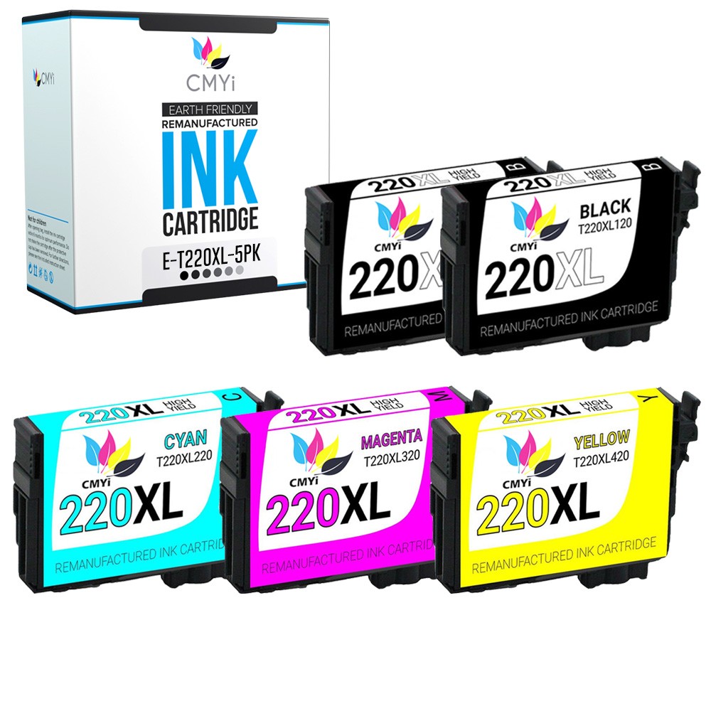 CMYi 220XL T220XL Black Color Ink Cartridges For Epson WorkForce 2750 2760 2650