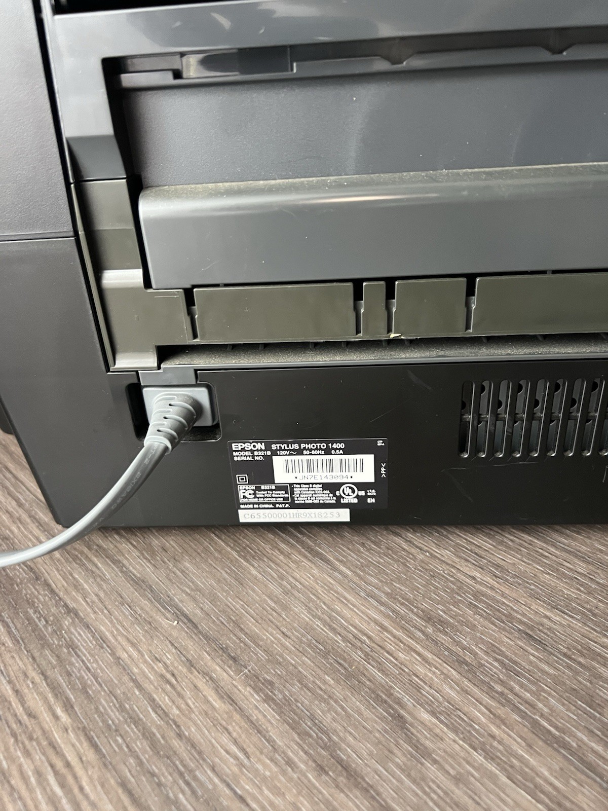 Epson Stylus Photo 1400 Wide-Format Color Inkjet Printer Tested *Needs Ink*