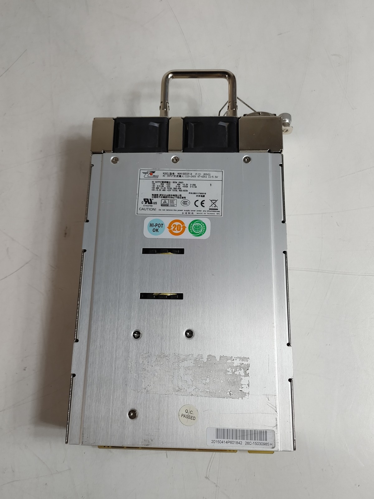 Zippy 650 W Hot Swap 1U Desktop Power Supply MRM-6650P-R