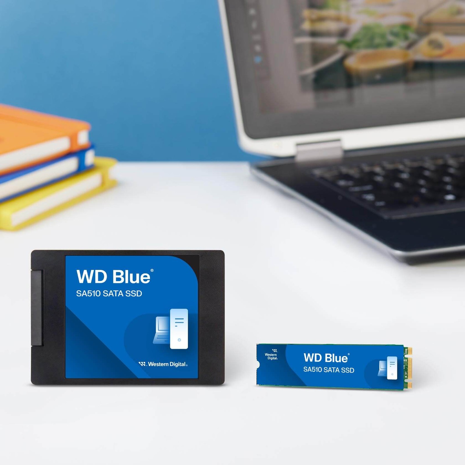 Western Digital 2TB WD Blue SA510 SATA SSD 2.5”/7mm Cased – WDS200T3B0A-00C7K0