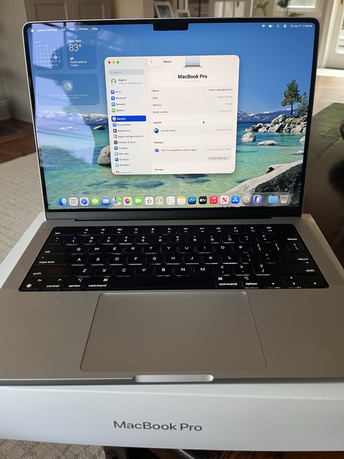 Apple MacBook Pro 2023 A2779 14in M2 Pro 10 Core CPU 16GB RAM 512GB SSD Good