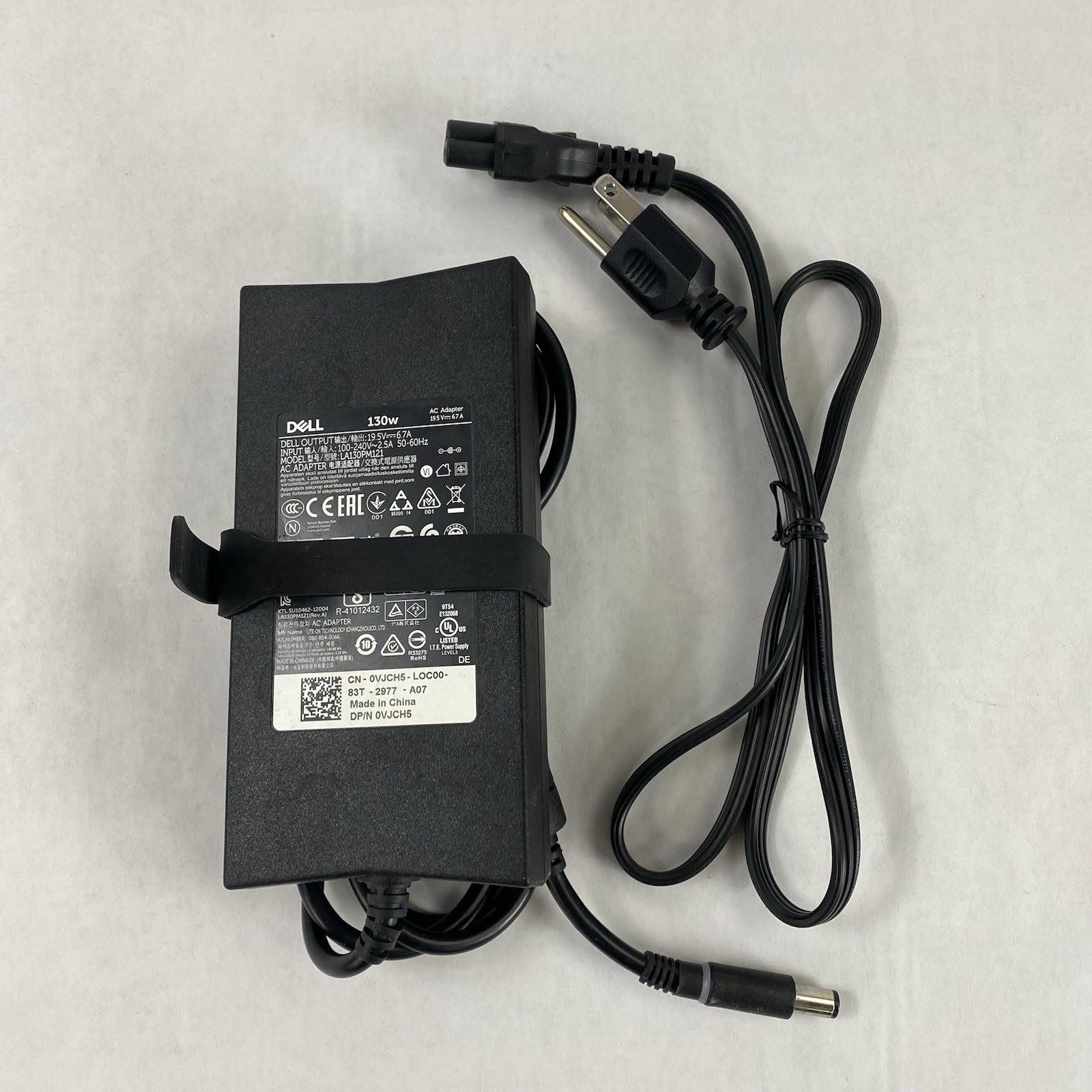 Dell 130W 19.5V 6.7A Big Barrel AC Adapter (Mixed Lot of 10)