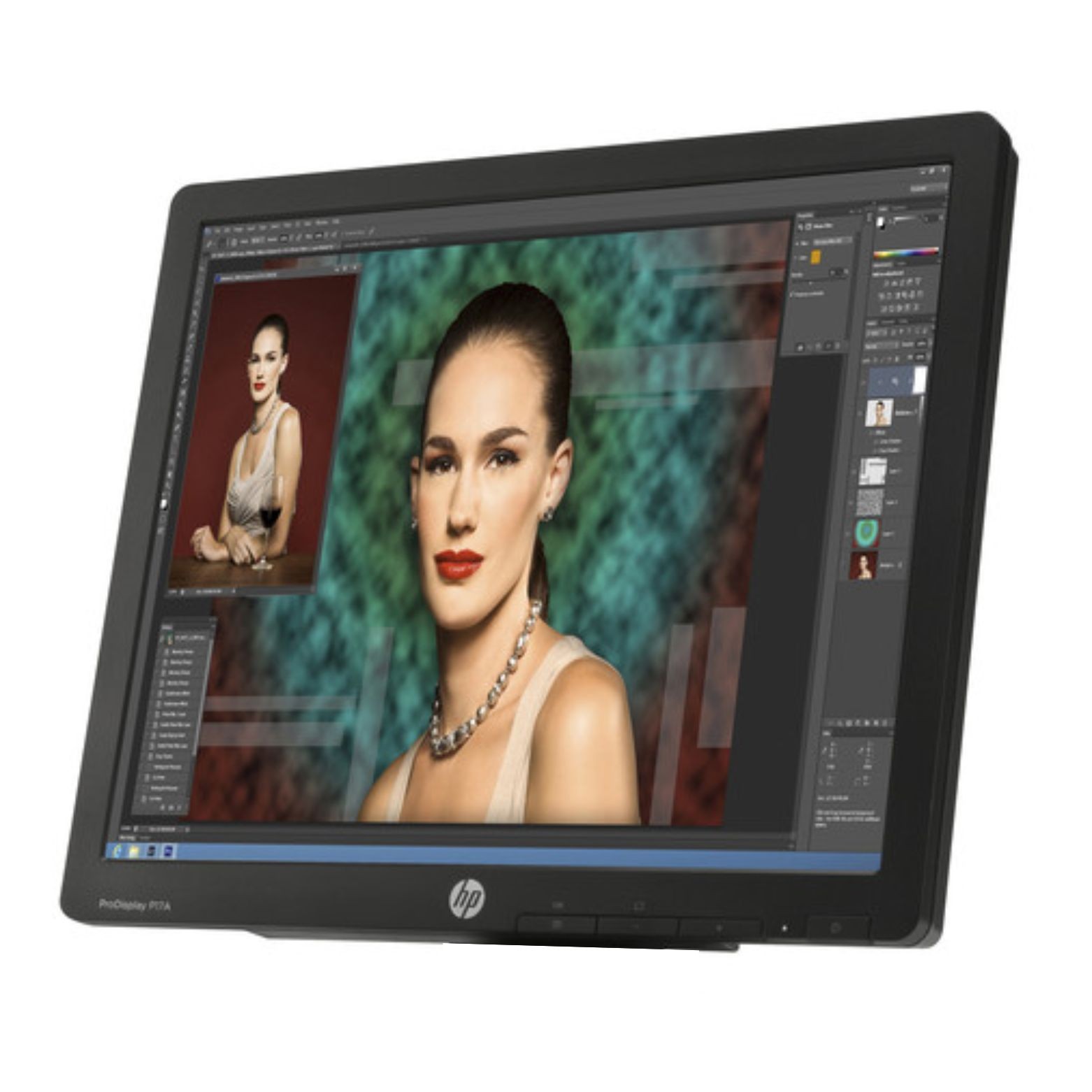 HP ProDisplay P17A 17″ TN LCD Monitor 5:4, 1000:1, LED Backlit VGA Tilt, VESA