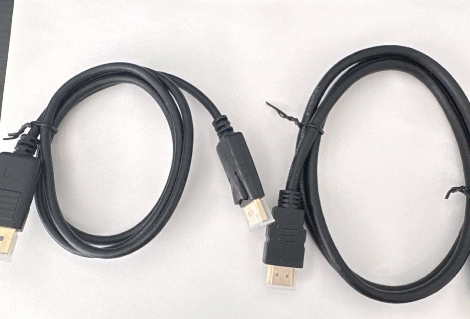 2x HDMI Cable Standard Male to Male Black 1:1 Connection Split Duplication None