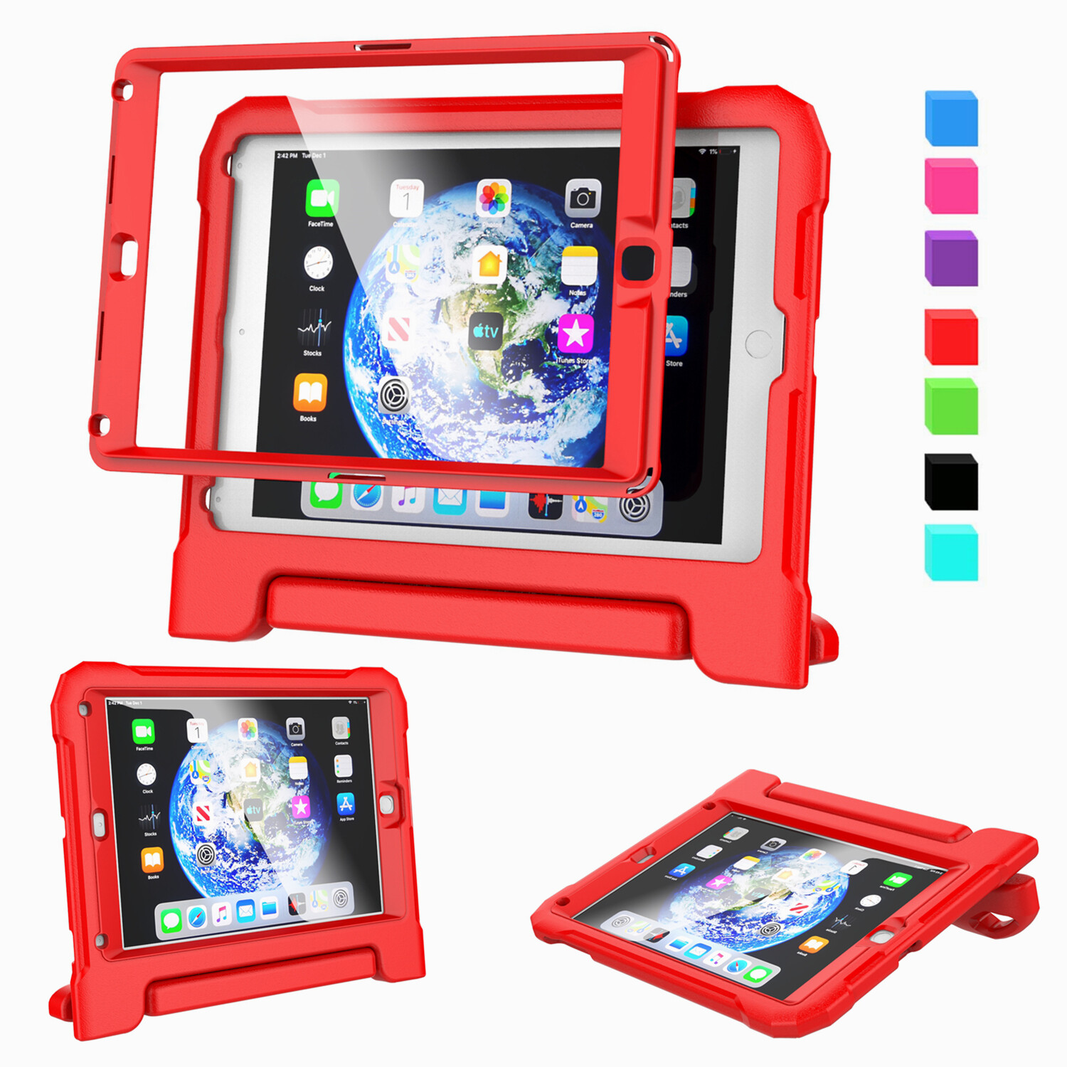 Kids Case Apple iPad 9.7″ 6th / 5th Generation – Built-in Screen Protector Cover