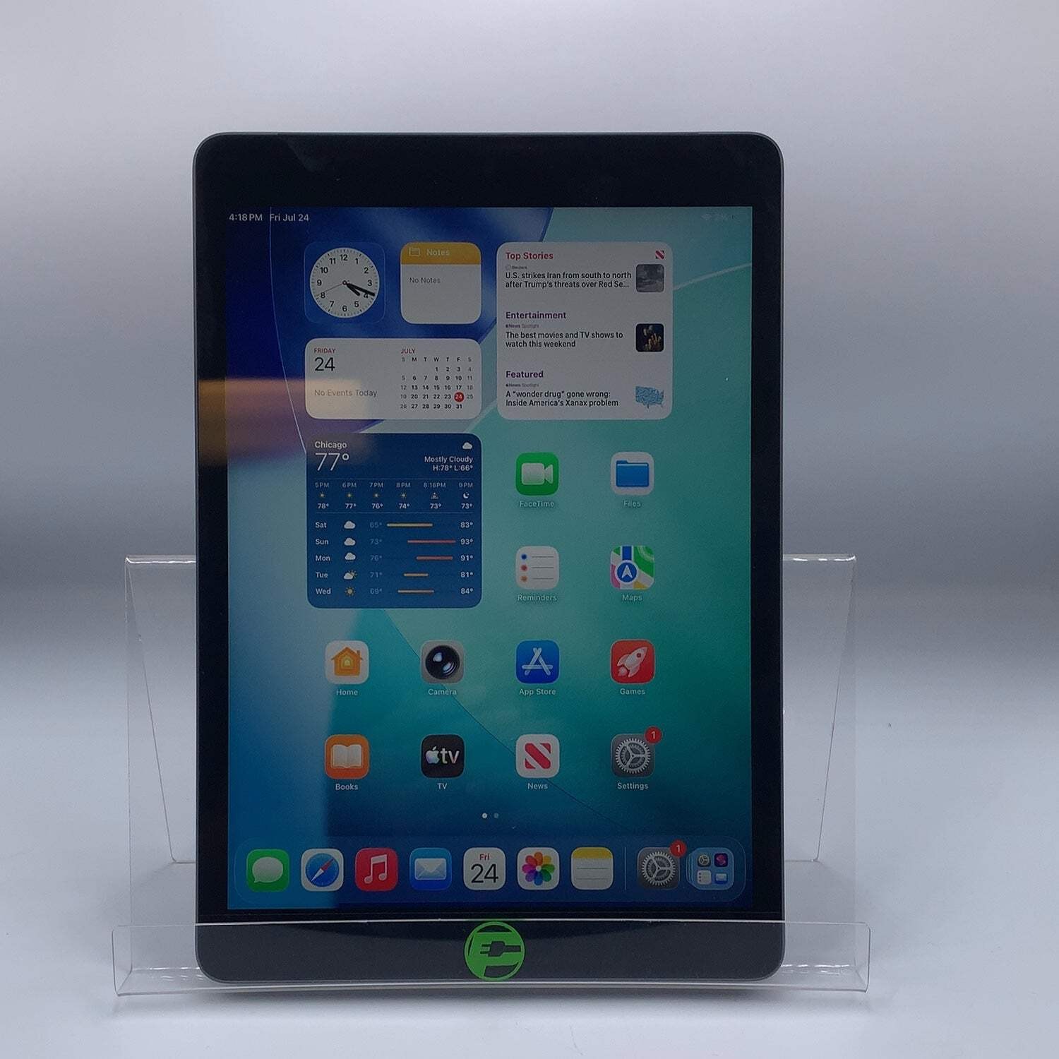 WiFi Only Apple iPad 9th Gen 64GB Space Gray MK663LL/A