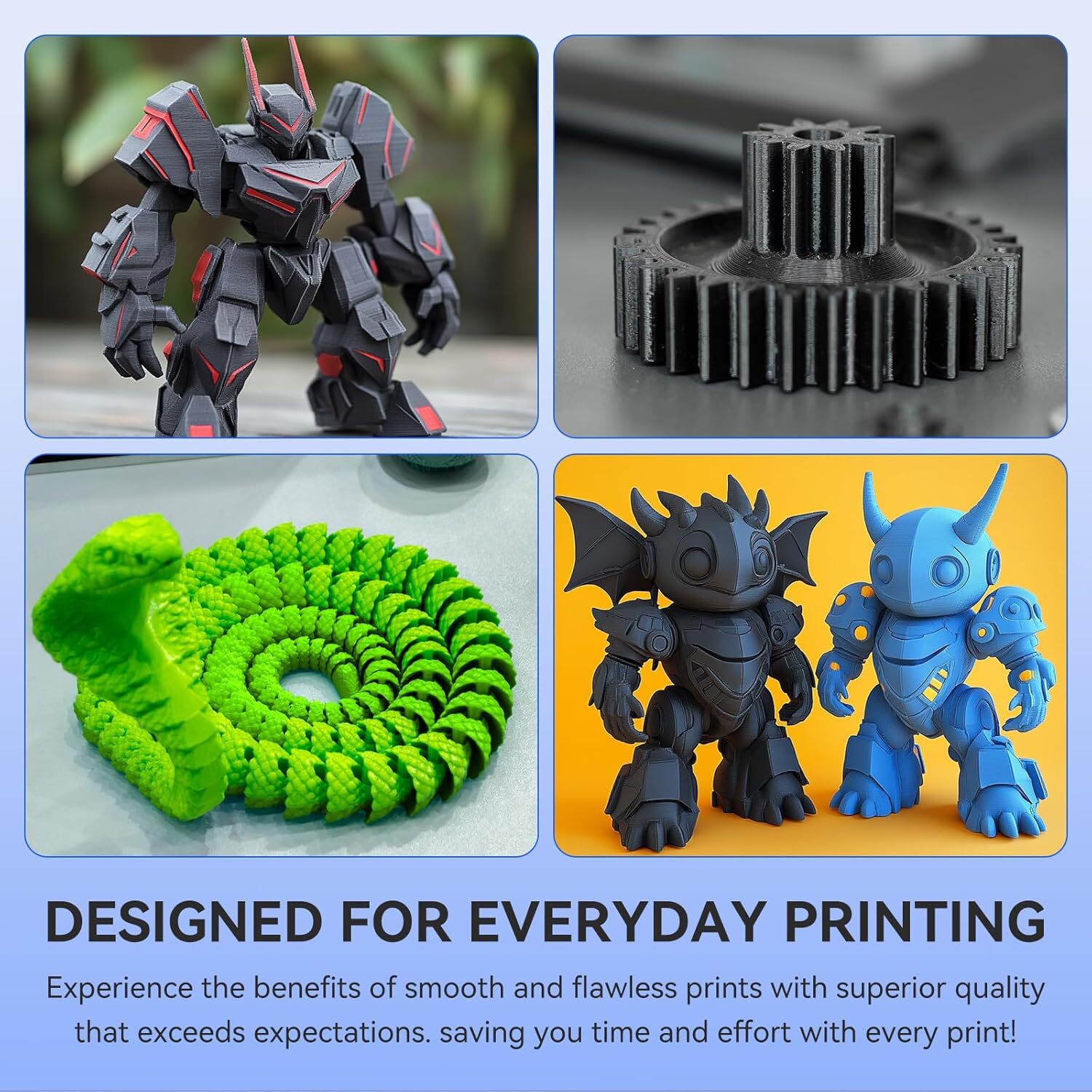 JAYO 1KG PLA 1.75mm Filament PLA Matte SILK PETG ABS PLA+ 3D Printer Consumables