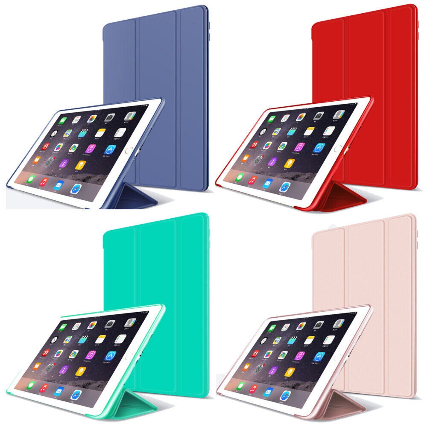 Flip Case Cover For Old iPad 2nd 3rd 4th 5th 6th Generation 9.7″ Case Air Pro US