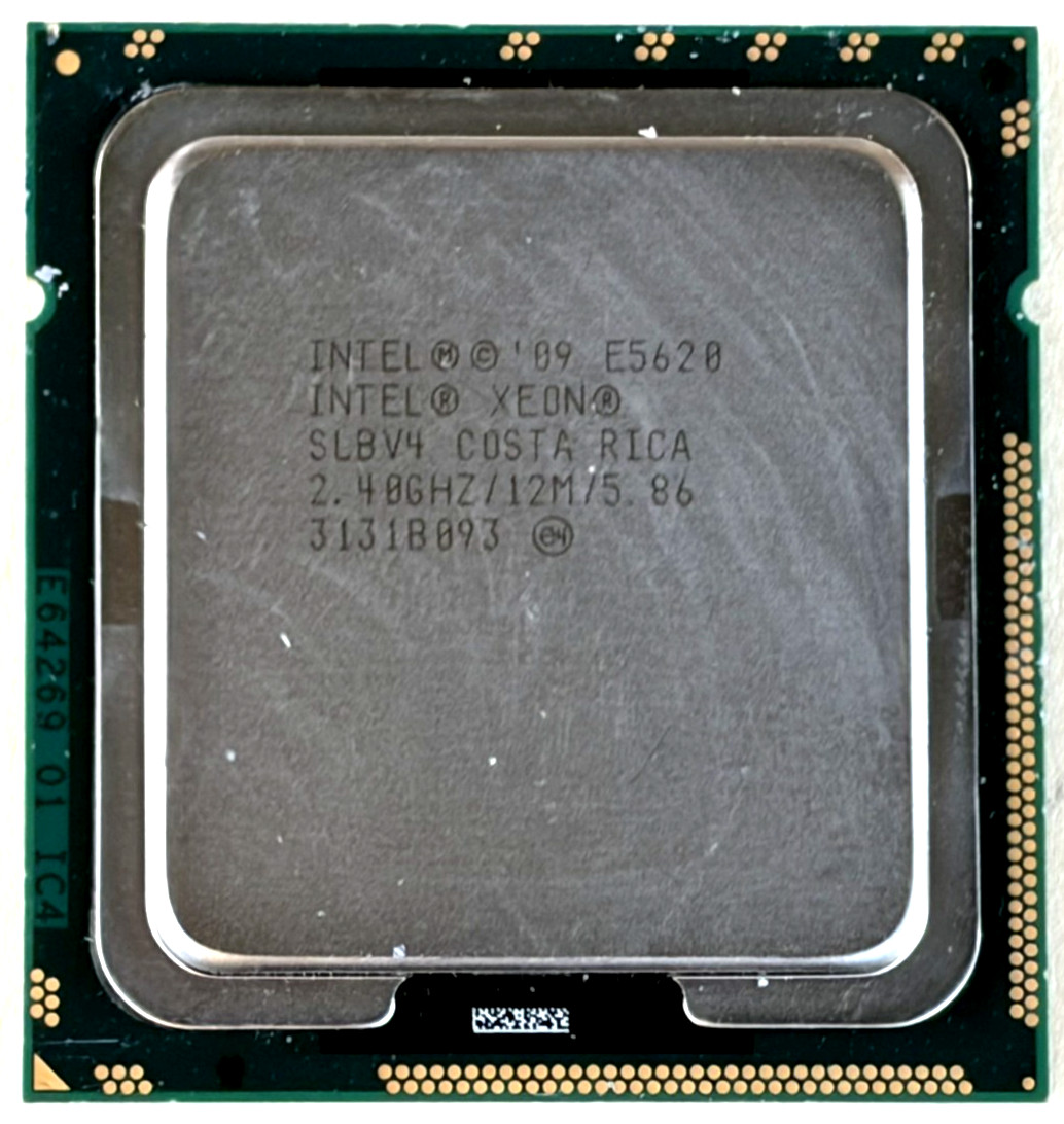 Intel Xeon E5620 4-Core 2.4GHz LGA 1366 CPU SLBV4 Tested Working