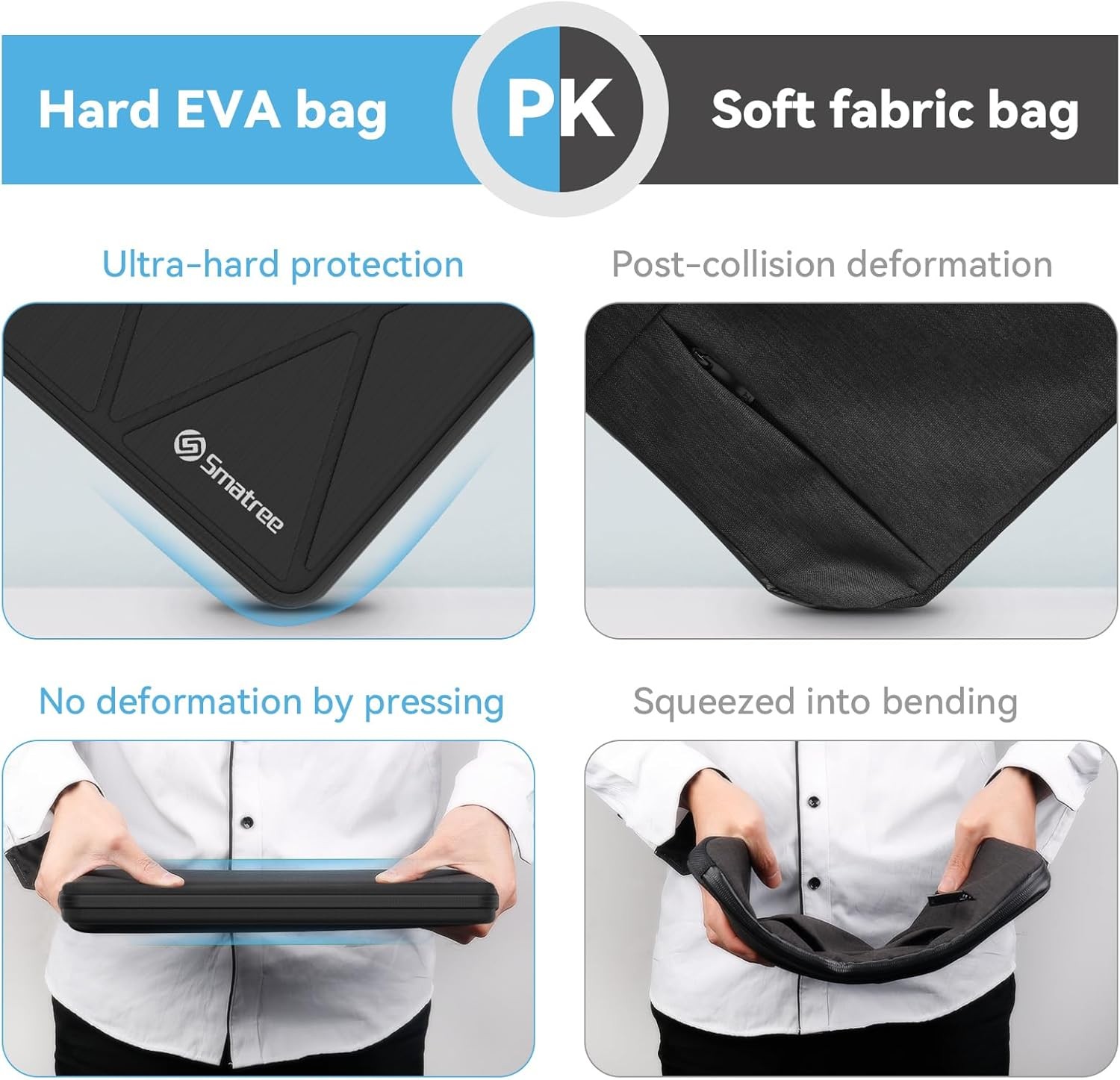 Protective Hard EVA Sleeve for 14″ Lenovo Yoga Slim 7 Gen 8 & Acer Chromebook Ve