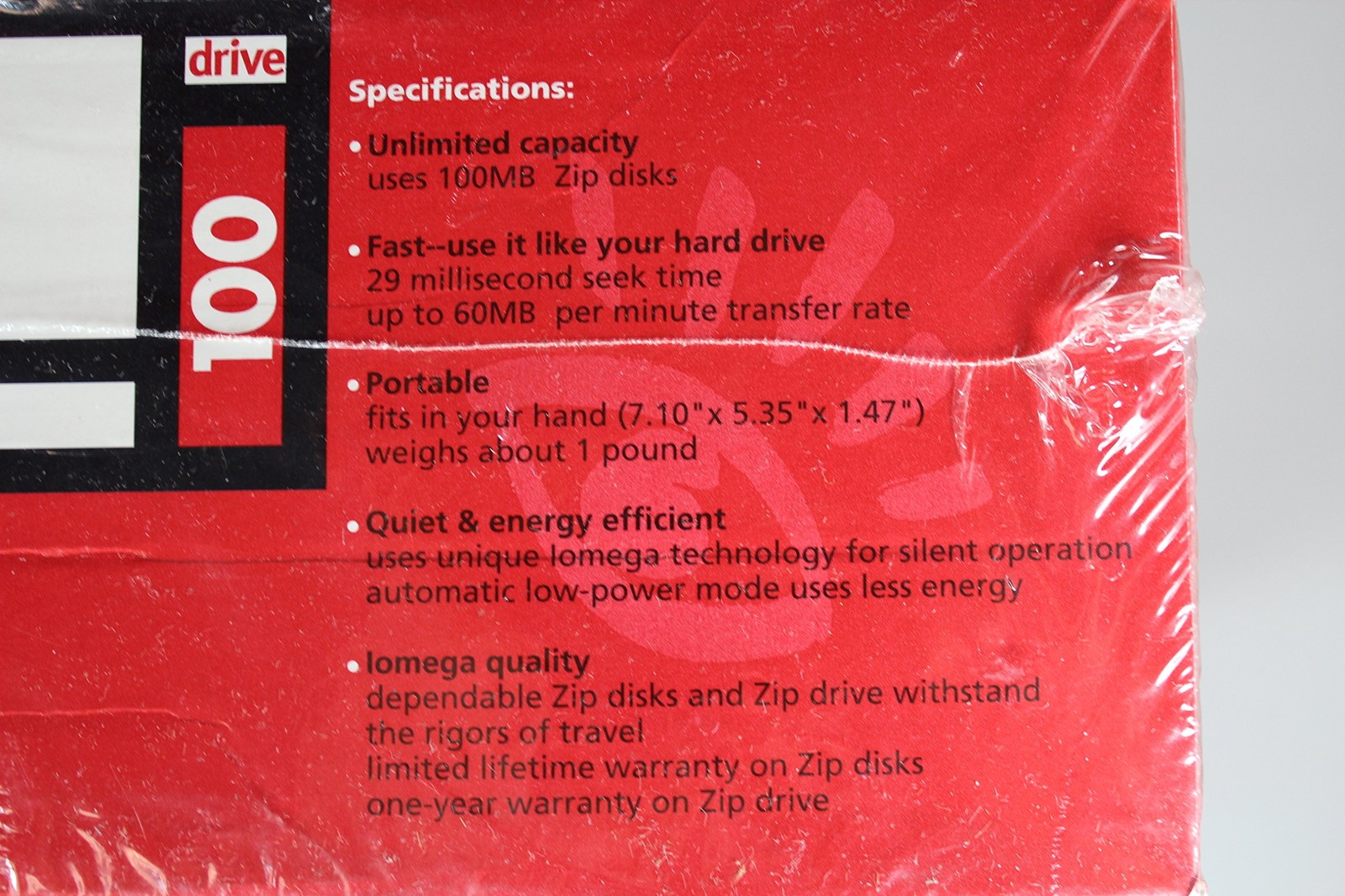 Iomega 100MB External SCSI Zip Drive