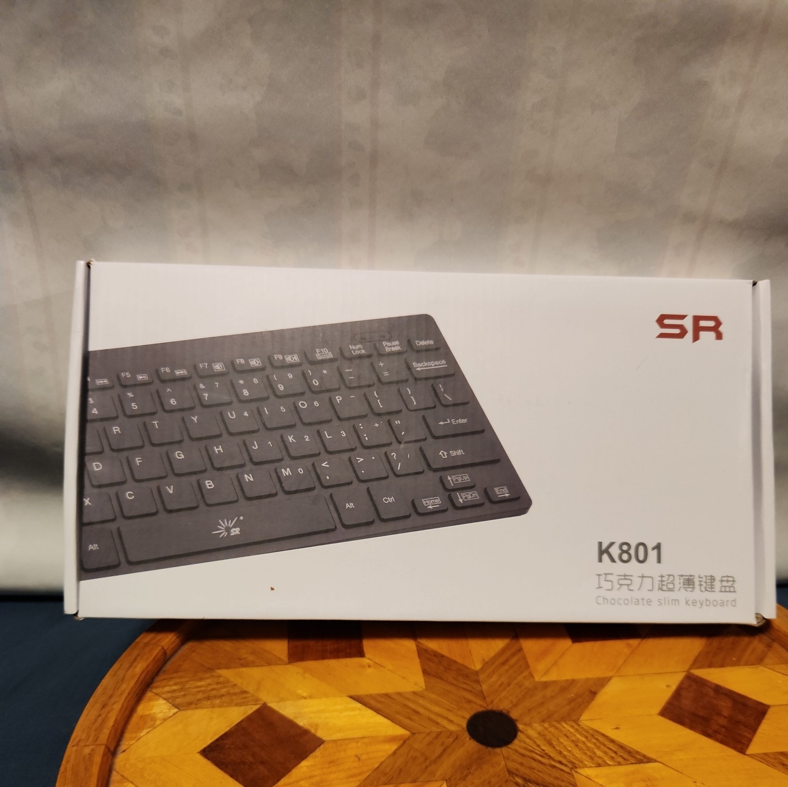SR Mini Keyboard Wired Thin Light 78 Keys USB Multimedia Small for Pc Computer