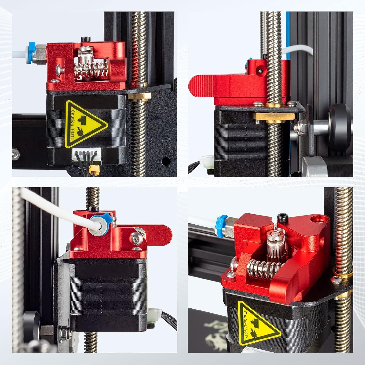 All-Metal Dual Gear Extruder with Adjustable Tension – Compatible with Creality