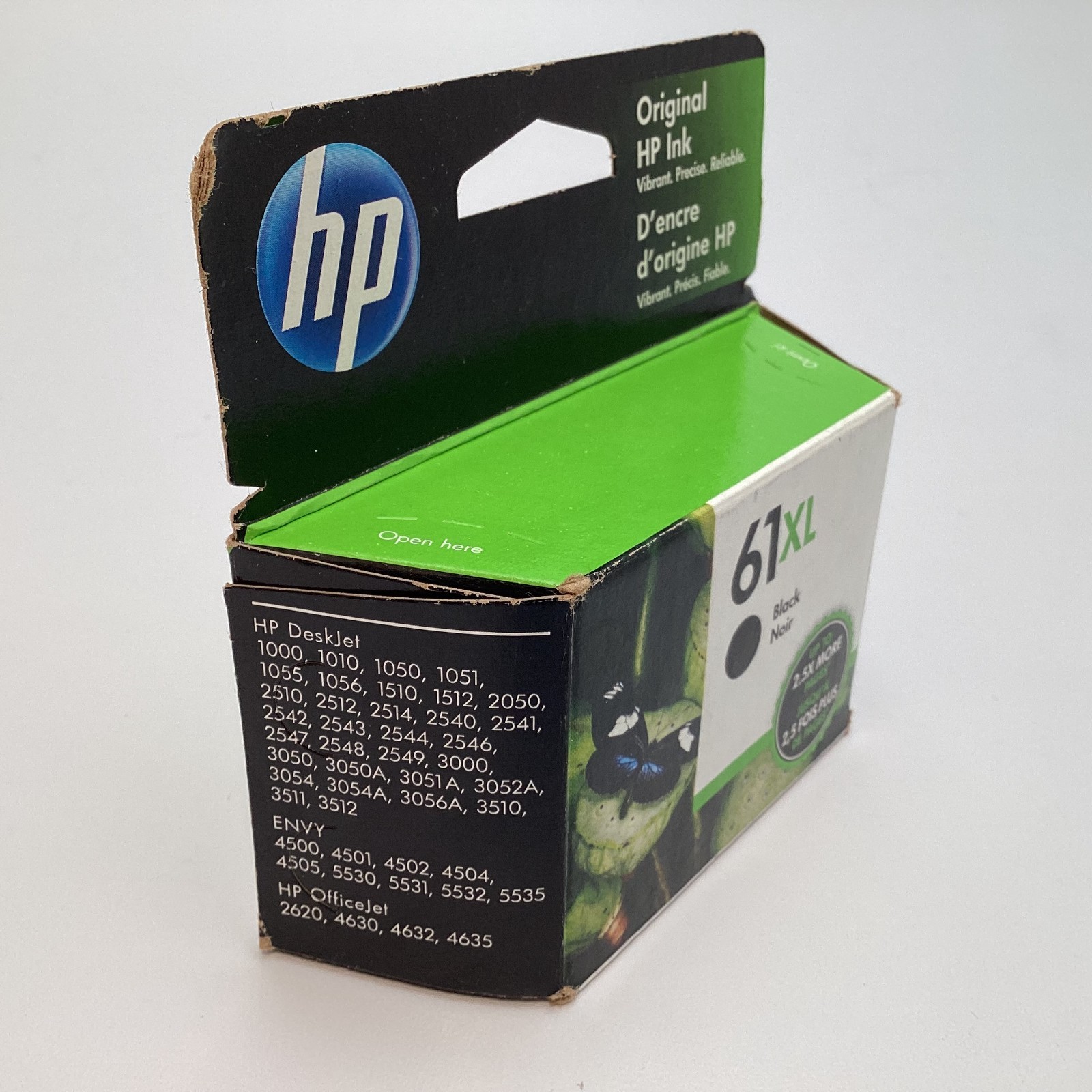 HP 61XL (CH563WN) Original High Yield Black Ink Cartridge – EXPIRED JUL 2023